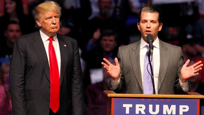 TT Trump thừa nhận con trai gặp gỡ phía Nga để bàn về đối thủ