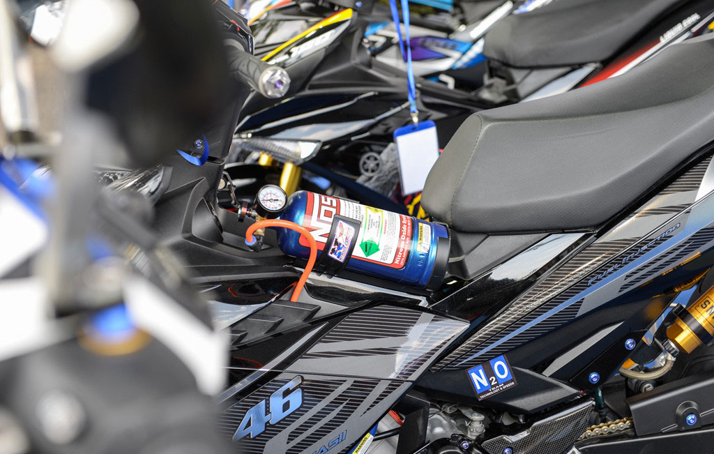 Gần 50 chiếc Yamaha Exciter độ tập trung tại Sài Gòn