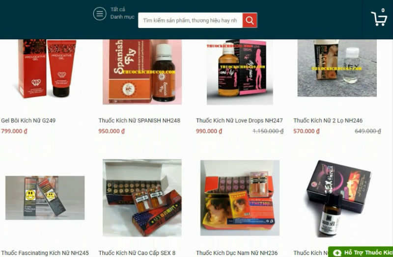 Mua thuốc kích dục dễ như mua rau ở Sài Gòn