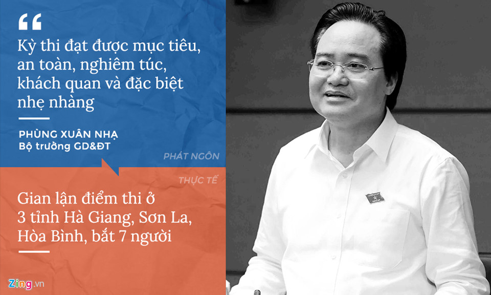 Những phát ngôn ngược thực tế sau loạt gian lận điểm thi ở 3 tỉnh