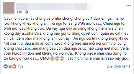 Chị dâu mệt không nói nổi vì đã bầu bí nặng nề mà em chồng 16 tuổi lười khủng khiếp, ngủ trưa một mạch tới 5,6h mới chịu dậy