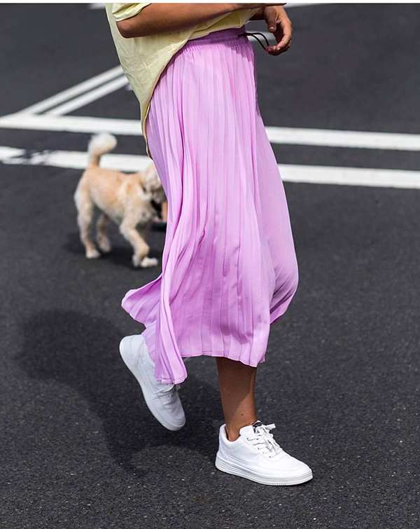 Phối đồ đa dạng cùng một kiểu chân váy