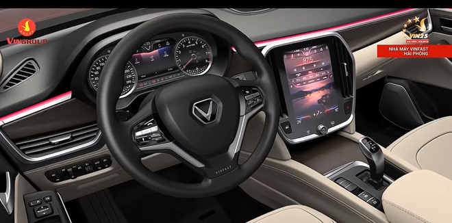 Ôtô Vinfast hé lộ hình ảnh nội thất?