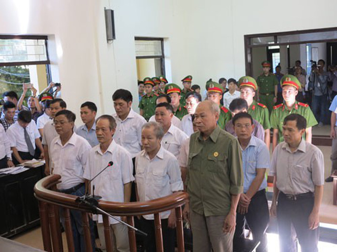 10 cựu quan chức Đồng Tâm trước ngày phúc thẩm