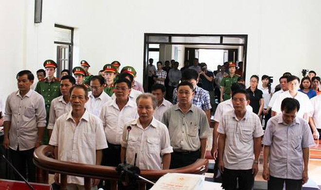 10 cựu quan chức Đồng Tâm trước ngày phúc thẩm