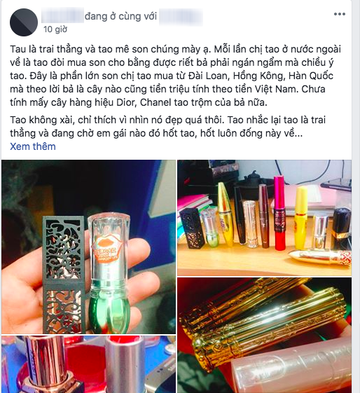 Khoe sở thích sưu tầm toàn son đắt tiền, chàng trai bị cư dân mạng ném đá vì bày trò câu like