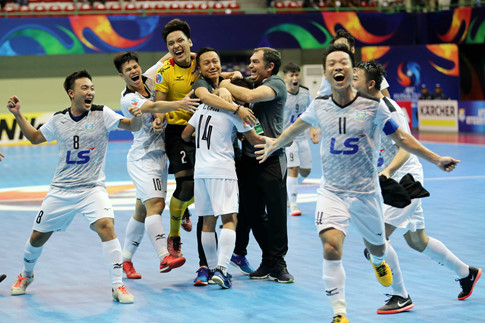 Thái Sơn Nam tiếp tục tạo địa chấn, đi vào lịch sử futsal châu Á Thái Sơn Nam tiếp tục tạo địa chấn, đi vào lịch sử futsal châu Á