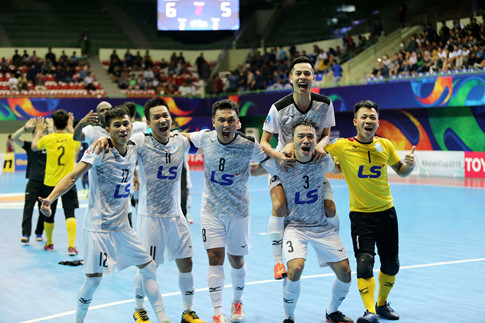 Thái Sơn Nam tiếp tục tạo địa chấn, đi vào lịch sử futsal châu Á Thái Sơn Nam tiếp tục tạo địa chấn, đi vào lịch sử futsal châu Á