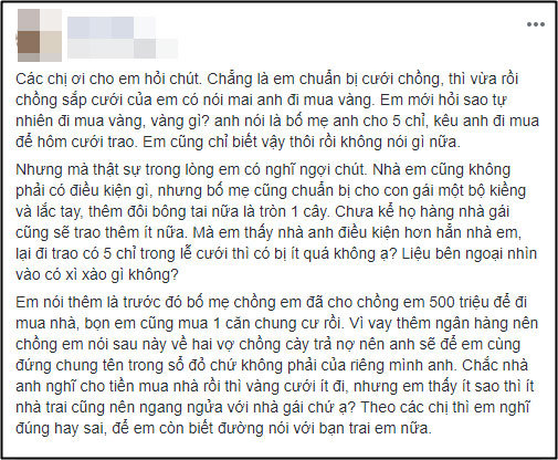 Nhà chồng cho 500 triệu mua nhà, nàng dâu vẫn chê của hồi môn ít, hội chị em phán: Tha cho nhà người ta đi! Nhà chồng cho 500 triệu mua nhà, nàng dâu vẫn chê của hồi môn ít, hội chị em phán: Tha cho nhà người ta đi!