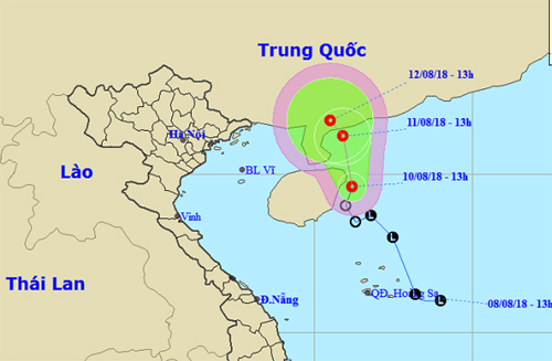 Bắc Bộ cuối tuần nắng ráo, đầu tuần tới mưa to