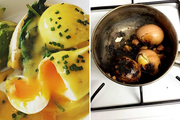 Cười ngất với món trứng xào cà chua có 1-0-2 do anh chồng đảm chiêu đãi vợ