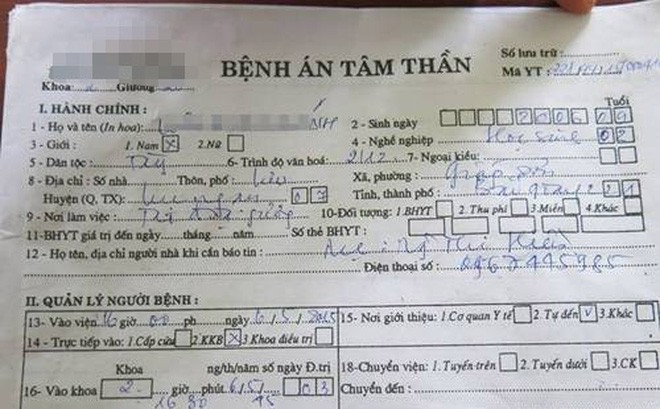 Bộ Y tế thông tin về vụ hàng chục hồ sơ bệnh án tâm thần giả