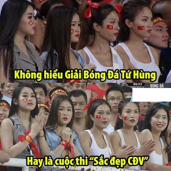 Hot girl bị nghi làm màu khi cổ vũ U23 Việt Nam: Chả ngắm chết mê chết mệt, mà còn chỉ trích!