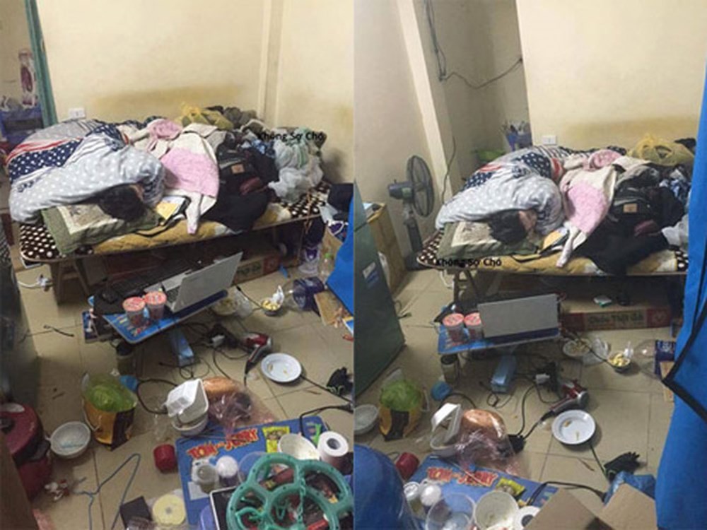 Nhận phòng KTX ngàn năm không đổ rác, cô gái ám ảnh không dám ngủ, dân mạng xem xong đồng loạt nổi da gà