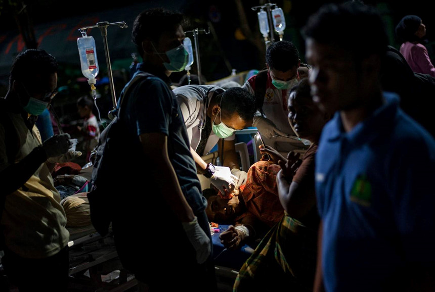 Lombok, Indonesia, hoang tàn sau 3 trận động đất liên tiếp