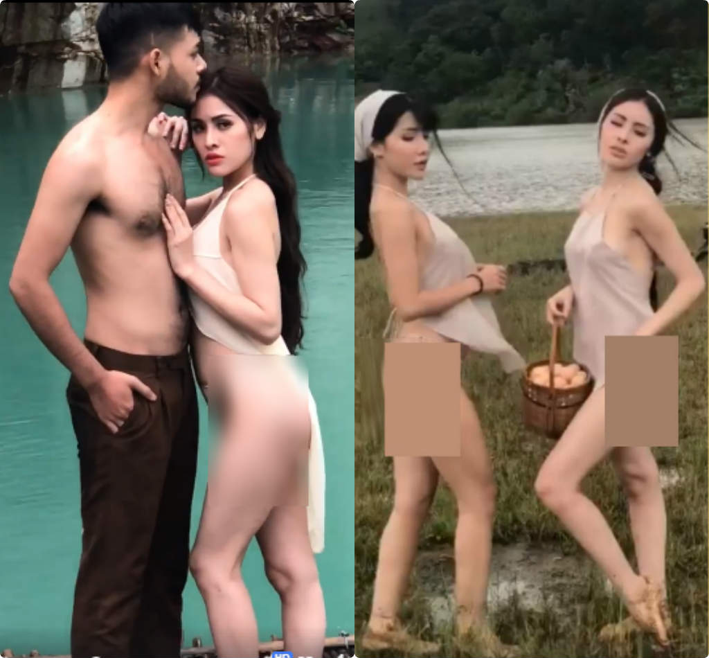 Á hậu vướng ồn ào mặc hớ hênh ở Tuyệt tình cốc Đà Lạt nóng bỏng cỡ nào?