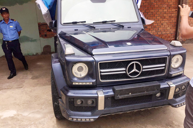 Mercedes Benz G55 mang biển số đỏ giả ở Cần Thơ có bị tịch thu?