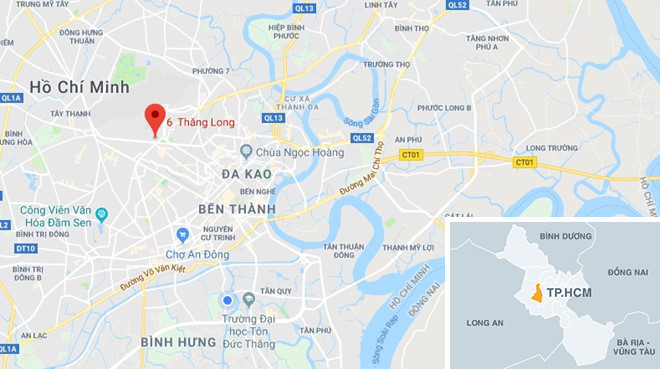 Cháy bãi xe ở Sài Gòn, nhiều ôtô bị thiêu rụi