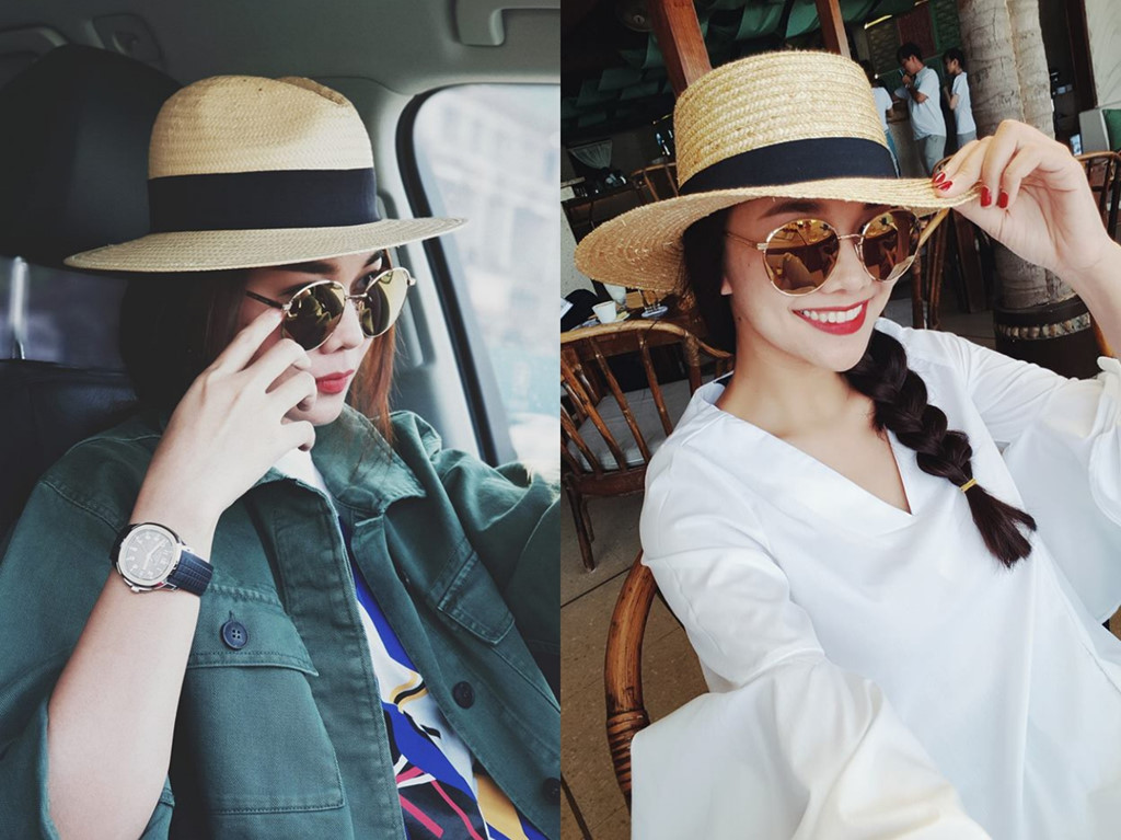 Thanh Hằng nghiện dùng mũ cối nhất showbiz Việt