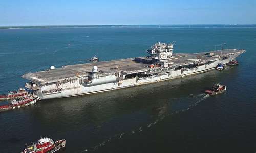 Lý do Mỹ tốn tới 1,5 tỷ USD để rã sắt vụn tàu sân bay hạt nhân