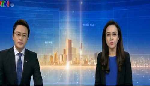 BTV Hoài Anh dìm hàng BTV Hữu Bằng nhân kỷ niệm 4 năm lên sóng Thời sự 19h