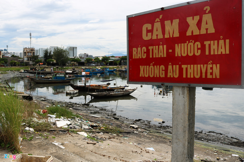 Cảng cá lớn nhất miền Trung nồng nặc mùi hôi thối