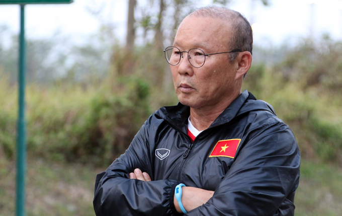 Buổi tập trong công viên của Olympic Việt Nam