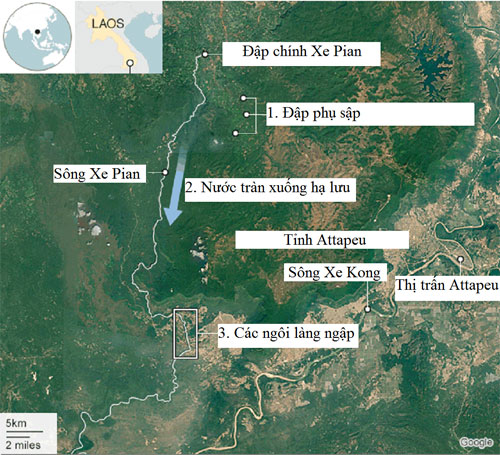 Lào công bố có 36 người chết trong vụ vỡ đập thủy điện