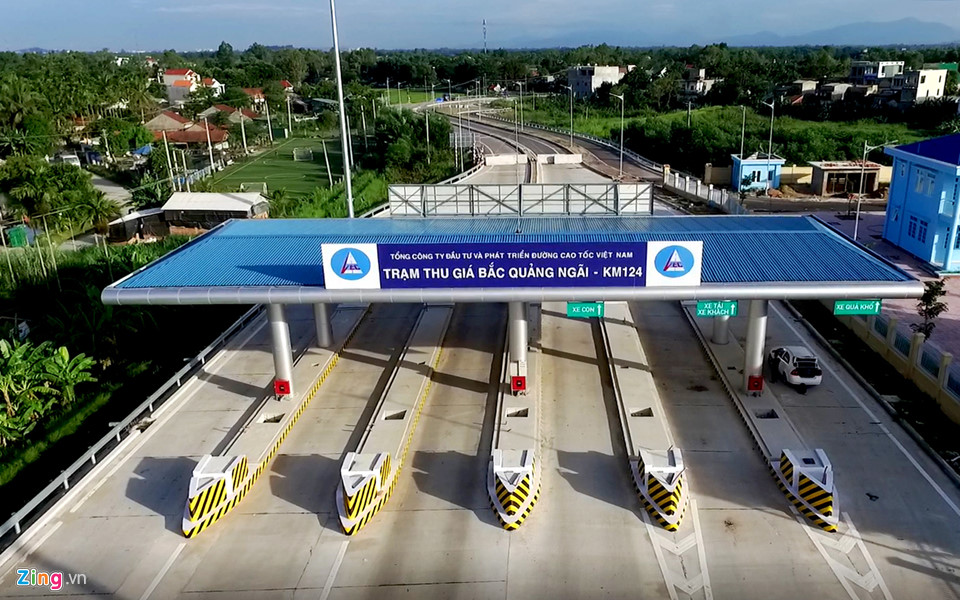 Toàn cảnh cao tốc Đà Nẵng - Quảng Ngãi trước ngày thông xe