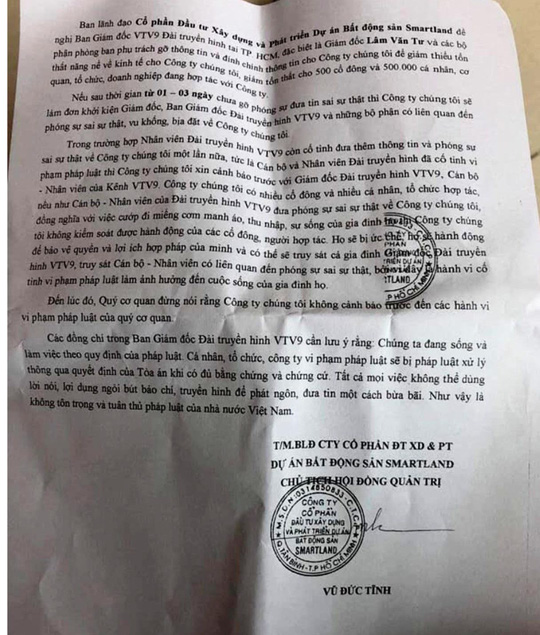 Công an xác minh thông tin giám đốc, nhân viên VTV9 bị đe dọa truy sát