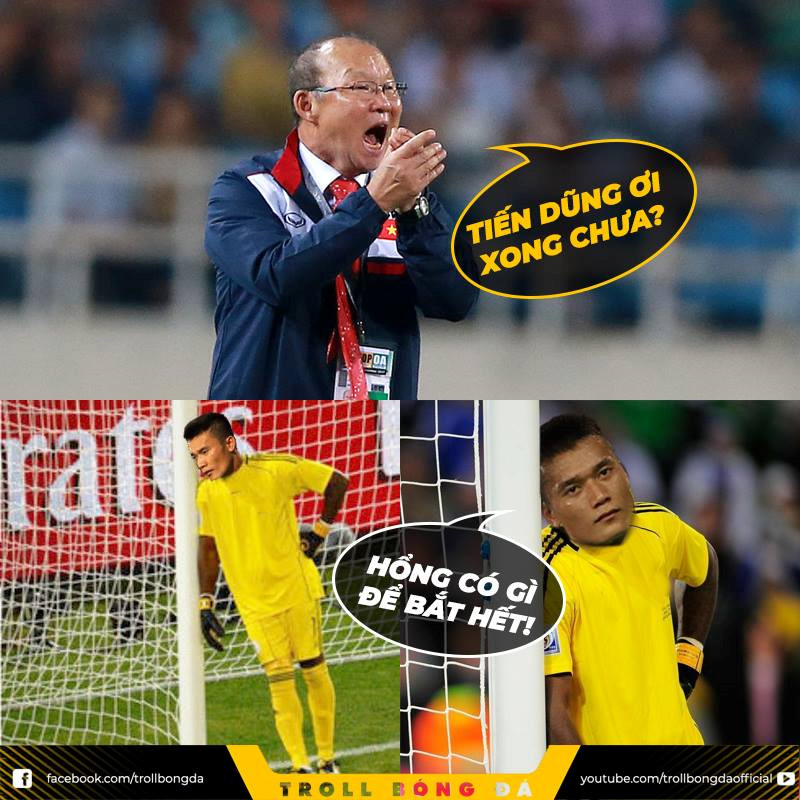 Ảnh chế Messi trao vương miện trượt penalty cho Công Phượng