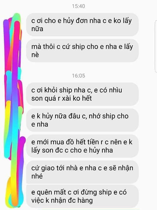 Tháng 7 âm gặp khách hàng mua son online, hết hủy rồi bắt giao 13 lần, chị gái bán hàng tung tuyệt chiêu khiến chị em hả dạ