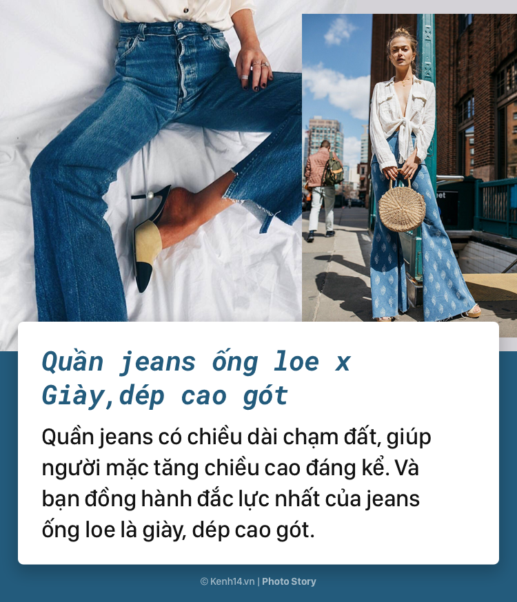 Học cách mix giày với từng loại quần jeans để mang đến sự mới mẻ cho bạn Học cách mix giày với từng loại quần jeans để mang đến sự mới mẻ cho bạn