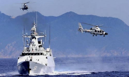 Trung Quốc tổ chức diễn tập đồng loạt trên ba vùng biển