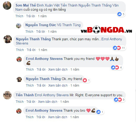 Errol Stevens: Tất cả những gì Công Vinh nói trong tự truyện đều là sự thật. Và nó đều đã xảy ra với tôi