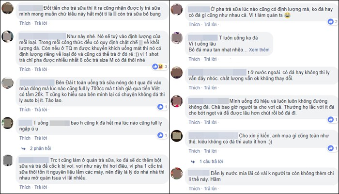 2 cốc trà sữa khiến hàng nghìn người tranh cãi dữ dội: Không uống đá thì vẫn được múc đầy hay chỉ được cốc vơi?