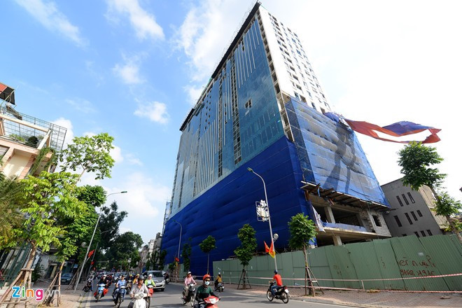 Chủ đầu tư dự án 8B Lê Trực bị Hà Nội bêu tên nợ tiền thuê đất