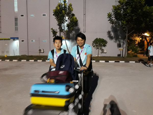 Tuyển nữ Việt Nam đổi nơi đóng quân vì làng thể thao ASIAD hết chỗ ở