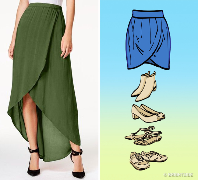8 kiểu chân váy chị em ưa chuộng sẽ trở nên hoàn hảo với những mẹo kết hợp giày dép đơn giản dưới đây