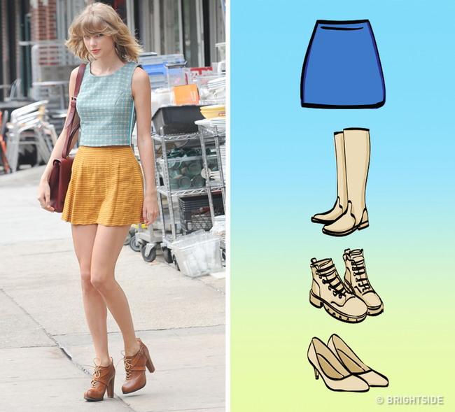 8 kiểu chân váy chị em ưa chuộng sẽ trở nên hoàn hảo với những mẹo kết hợp giày dép đơn giản dưới đây