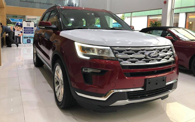 Lô xe Ford Explorer Limited 2018 đầu tiên đã về Việt Nam