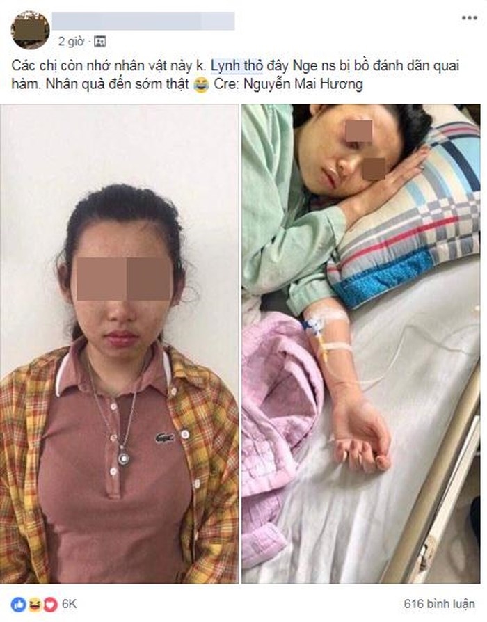 Linh Thỏ đính chính tin bị bồ đánh nhập viên với lý do làm ai cũng chỉ biết cười khẩy