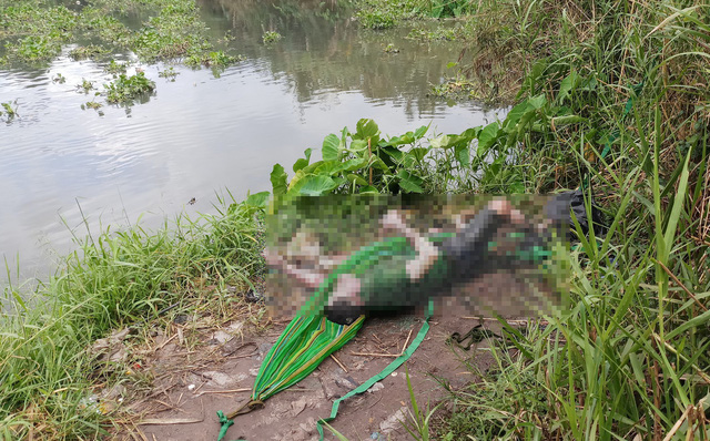 Cần thủ vứt cần câu bỏ chạy khi thấy thi thể nam giới nổi ở rạch