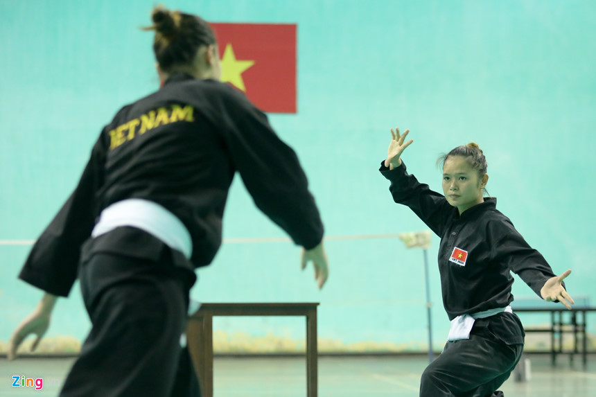Pencak silat Việt Nam tập luyện, quyết tạo địa chấn ở ASIAD