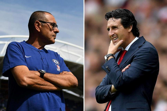Sarri vs Emery: Cuộc chiến của 2 kẻ mê tín