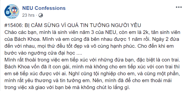 Quá tin tưởng người yêu, chàng trai bị cắm sừng 2 tháng mà không hề hay biết