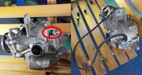 Ống thở vi sai giúp Mercedes GLC lội nước giá một triệu đồng