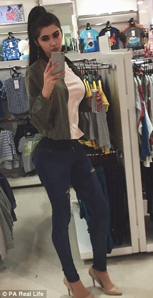 Chàng trai phẫu thuật chuyển giới để giống Kim siêu vòng 3 Chàng trai phẫu thuật chuyển giới để giống Kim siêu vòng 3