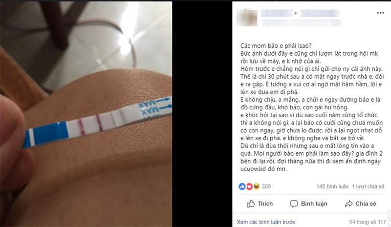 Nghịch dại thử lòng chồng chưa cưới bằng que thử thai 2 vạch đi mượn, cô gái sốc toàn tập trước phản ứng của anh chàng