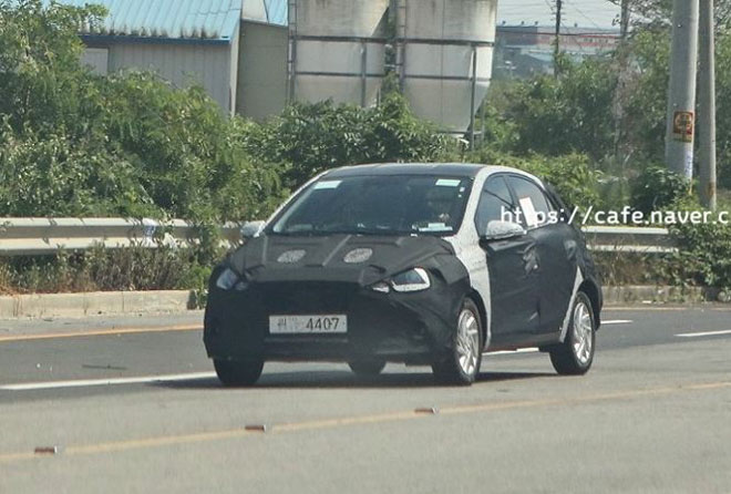 Hyundai i10 2019 hoàn toàn mới lộ ảnh chạy thử